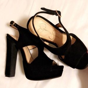 Jessica Simpson Black Heels